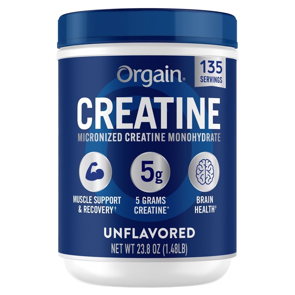 Orgain Micronized Creatine Monohydrate Powder Unflavored 135 Servings 23.8 Oz