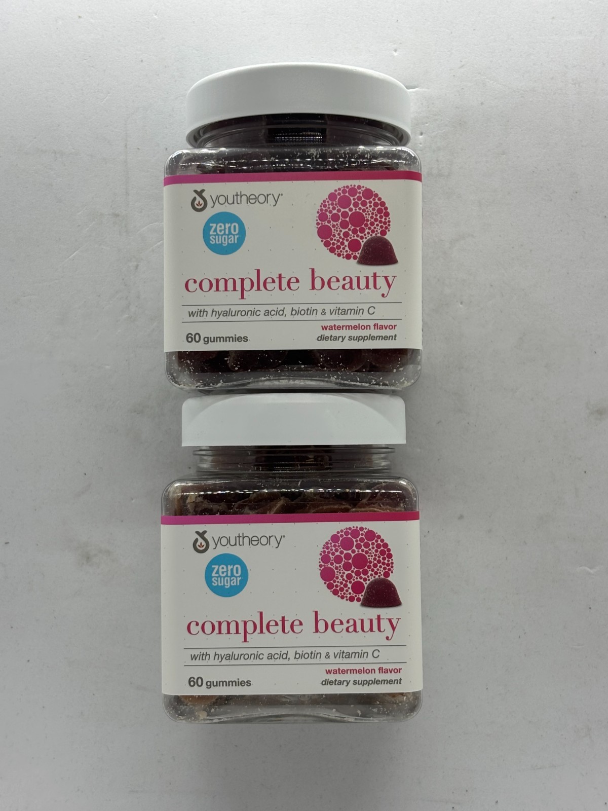 Youtheory Complete Beauty 2 x 60 Gummies, Exp. 11/2027, FREE SHIPPING!!