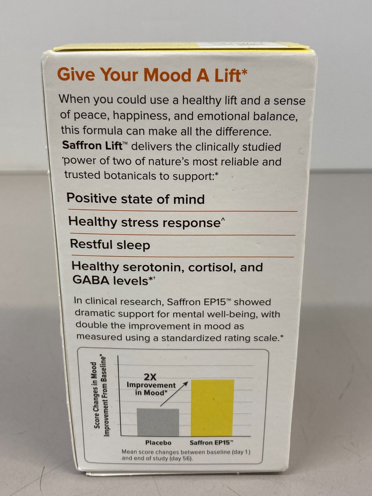 Terry Naturally Saffron Lift + Curcumin 60 Caps Mood Sleep Stress – EXP 07/2027