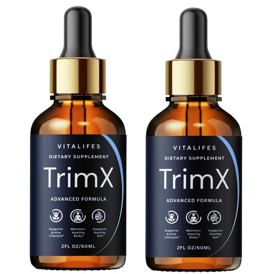 2 Pack – TrimX for Weight Loss, Premium Slim Drops Fat-Burning Support (2 fl oz)
