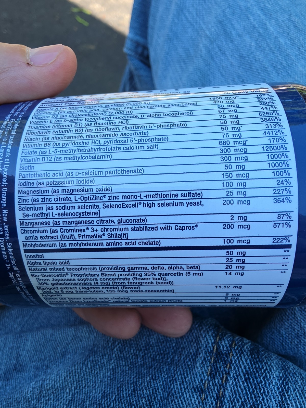 LIFE EXTENSION TWO PER DAY 60 Tabs