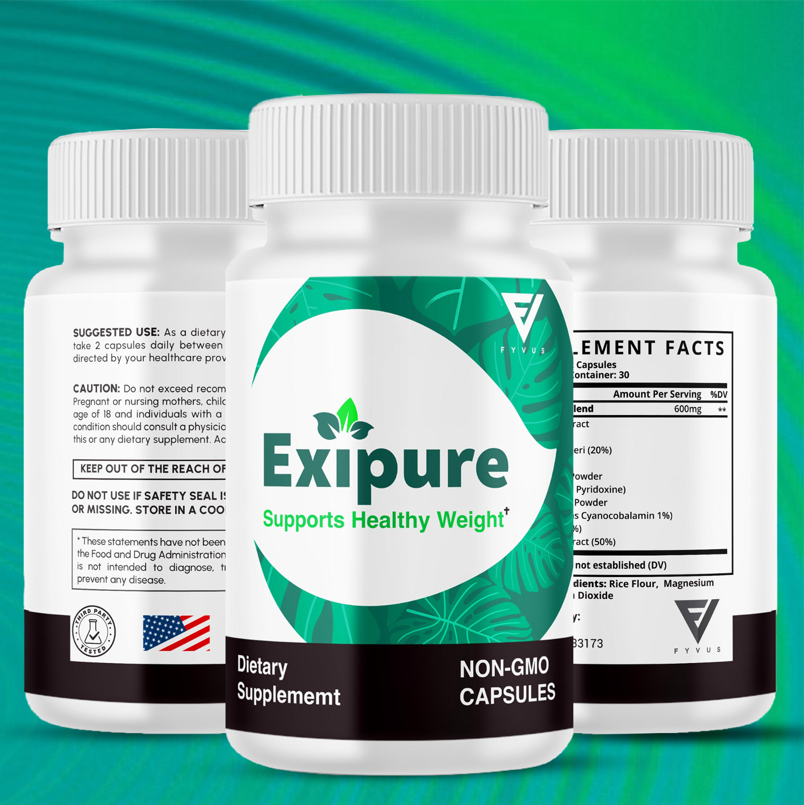 (2 Pack) Exipure Official Weight Loss Supplement Pills, Exi Pure (120 Capsules)