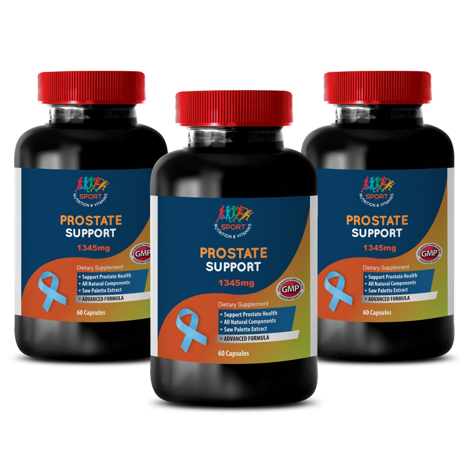 Health Formula – PROSTATE SUPPORT – Saw Palmetto – Vitamins E & B – 3B 180Ct
