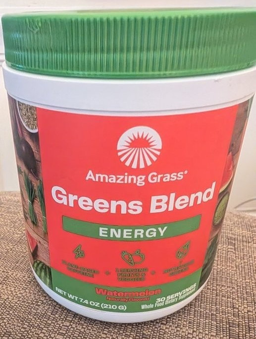 Amazing Grass Greens Blend Energy Watermelon 7.4 Oz