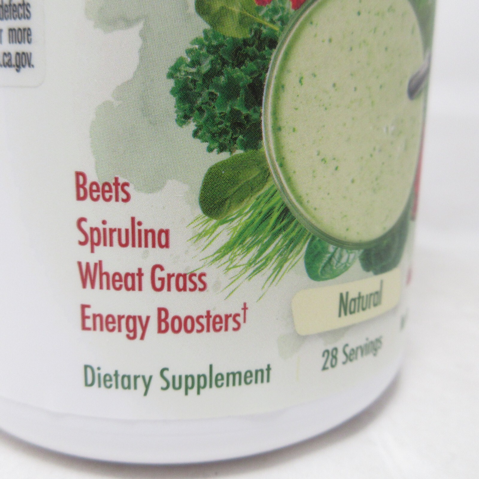 Nutrition Works Performance Greens Smoothie Powder Drink Mix Energy Detox 9.9 oz