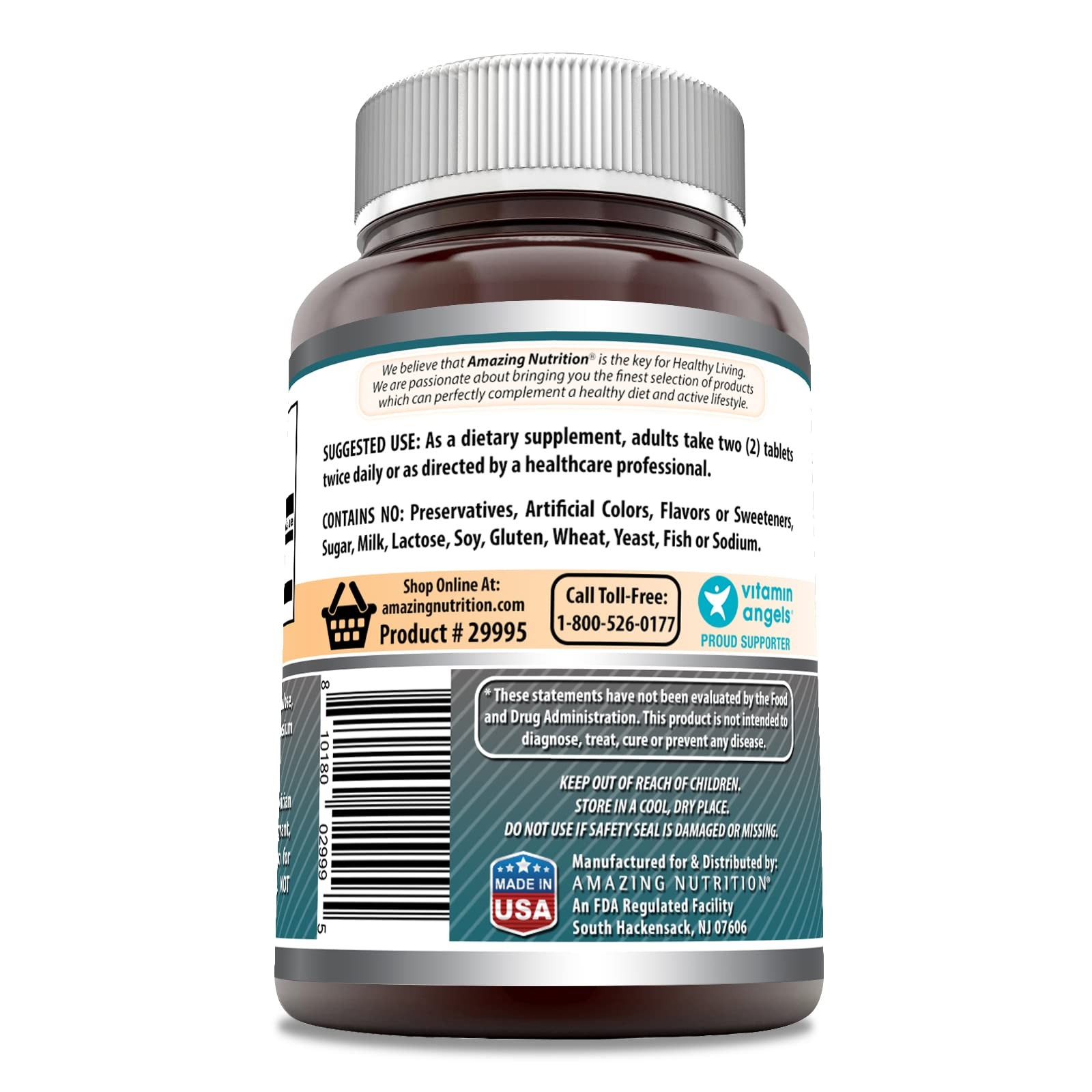 Amazing Formulas L Citrulline 2000mg Per 120 Count (Pack of 1), No Color