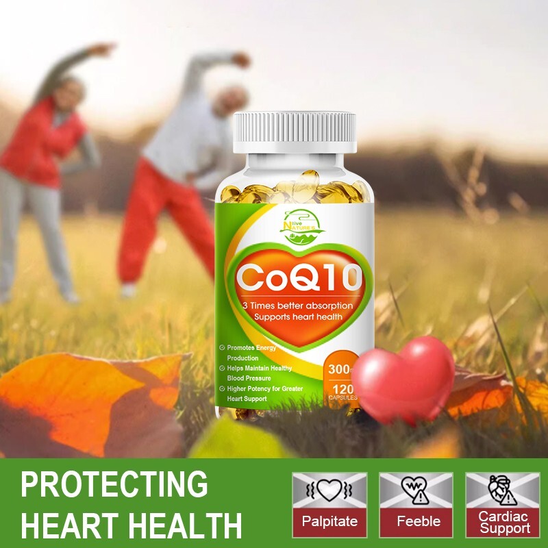 300mg Coenzyme Q-10 Antioxidant,Heart Health Support,Increase Energy&Stamina
