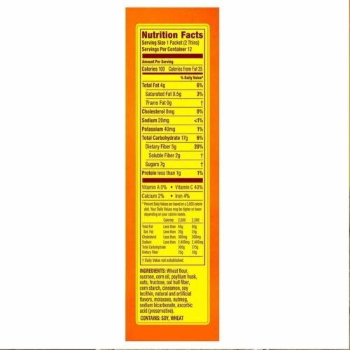 Meta Mucil Psyllium Husk Fiber Thins Natural Digestive Health Support 12 Count