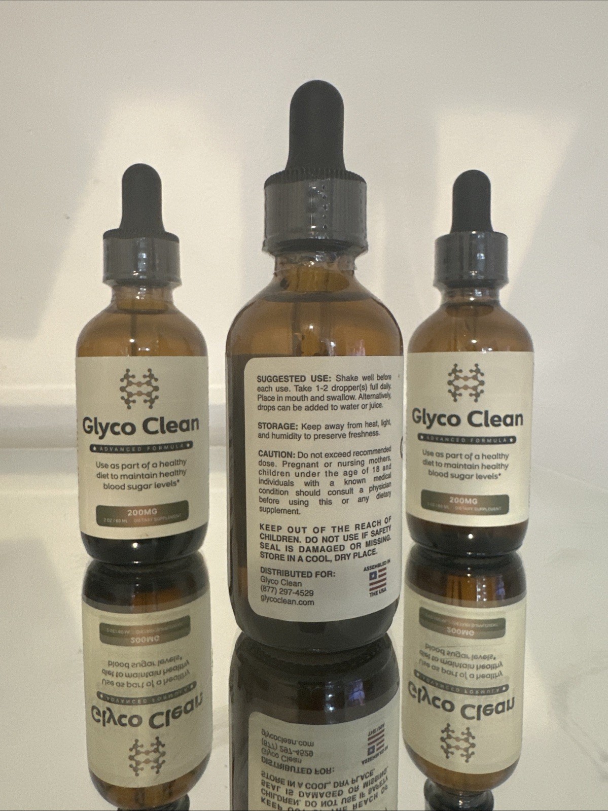 Glyco Clean Blood Drops – Support for Healthy Blood & Well-Being (3 Pack) 04/27