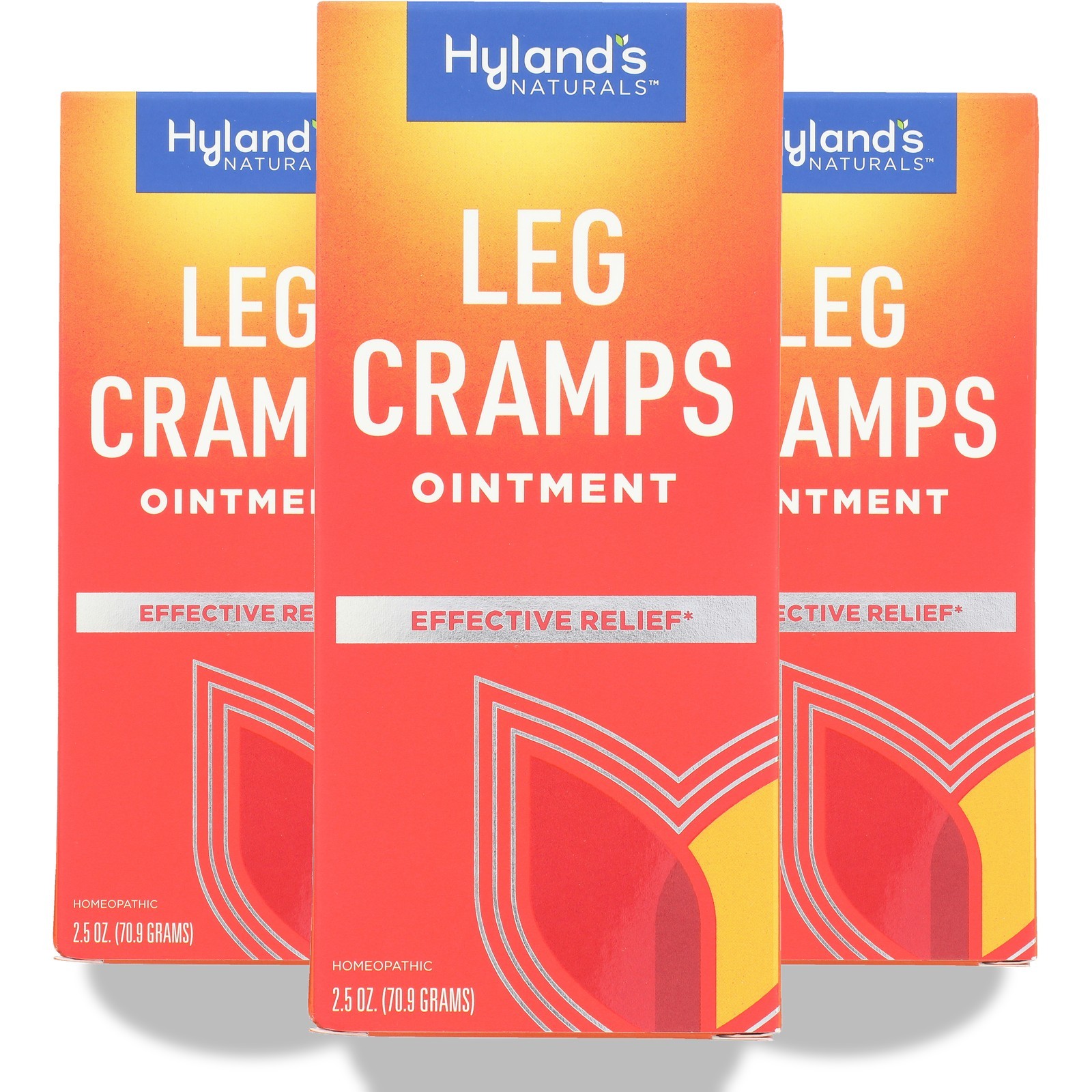 Homeopathic Leg Cramps Ointment By Hylands 2.5 Oz 3 Pack