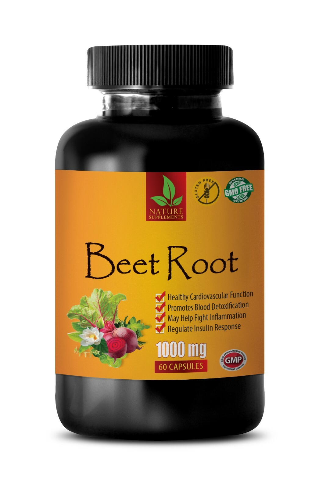 Daily detox – BEET ROOT – Flavor burst 1 Bottle 60 Capsules