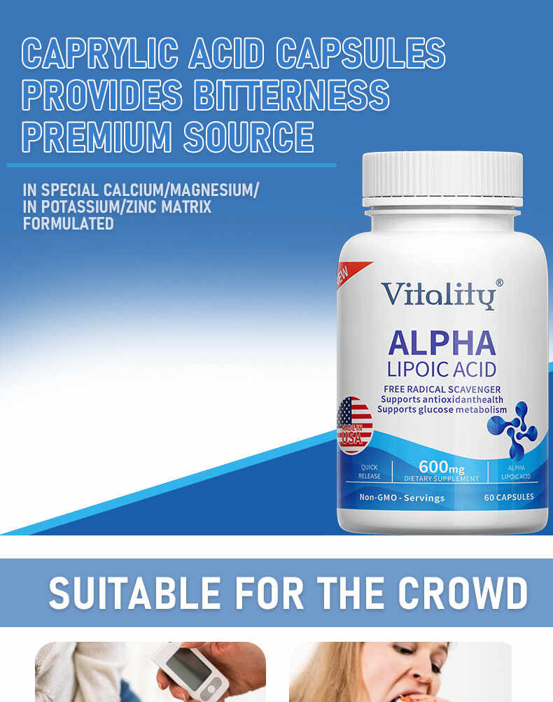 ALPHA LIPOIC ACID extract capsule FREE RADICAL SCAVENGER Supports antioxidant