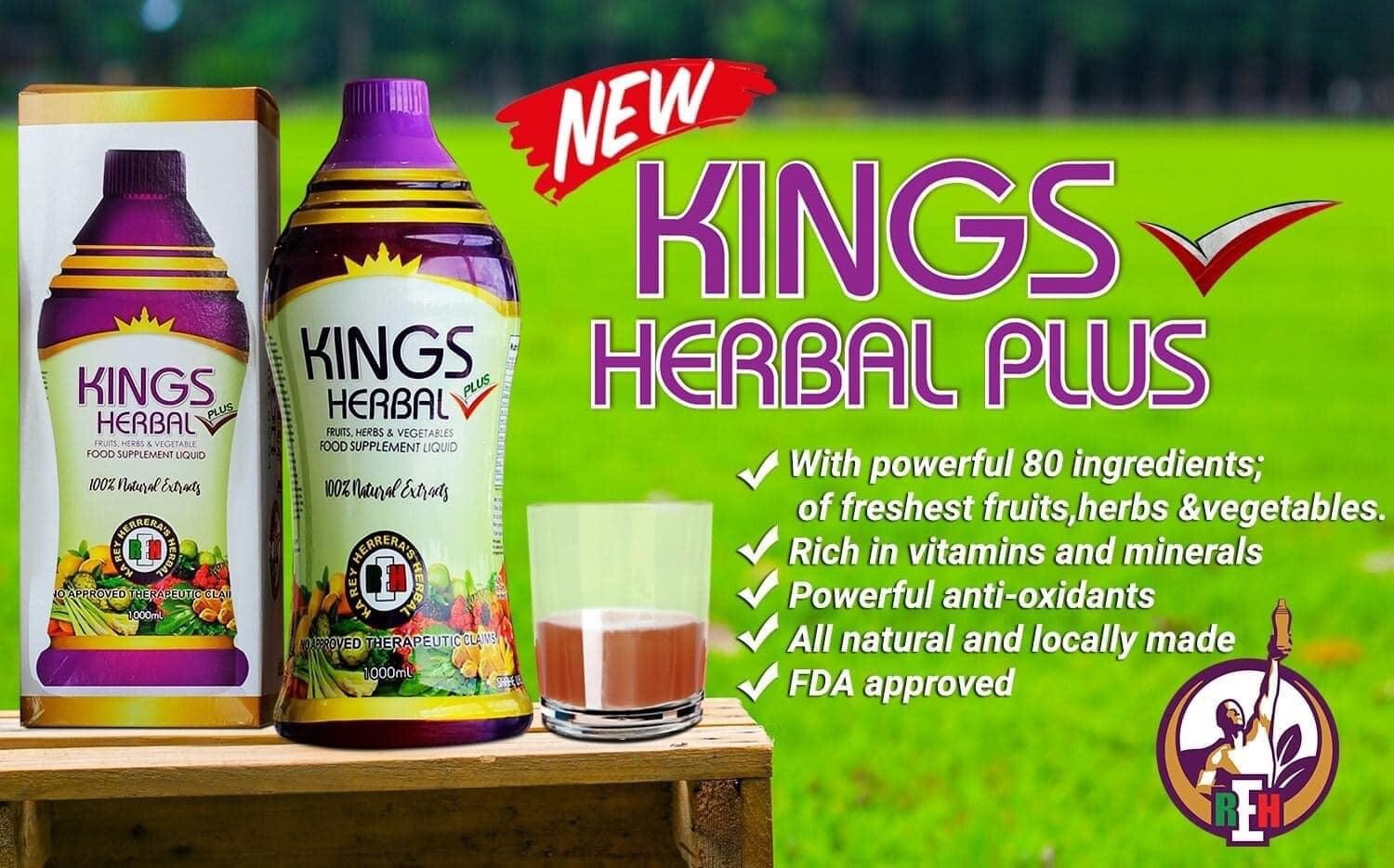 2 Bottles HERBAL PLUS Fruits Vegetables & Herb Food Supplement 1000 ml