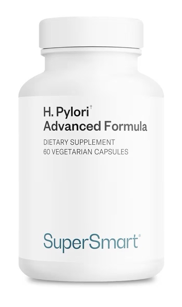 Supersmart H. Pylori Advanced Formula 20 Billion CFU per Day High Potency 60caps