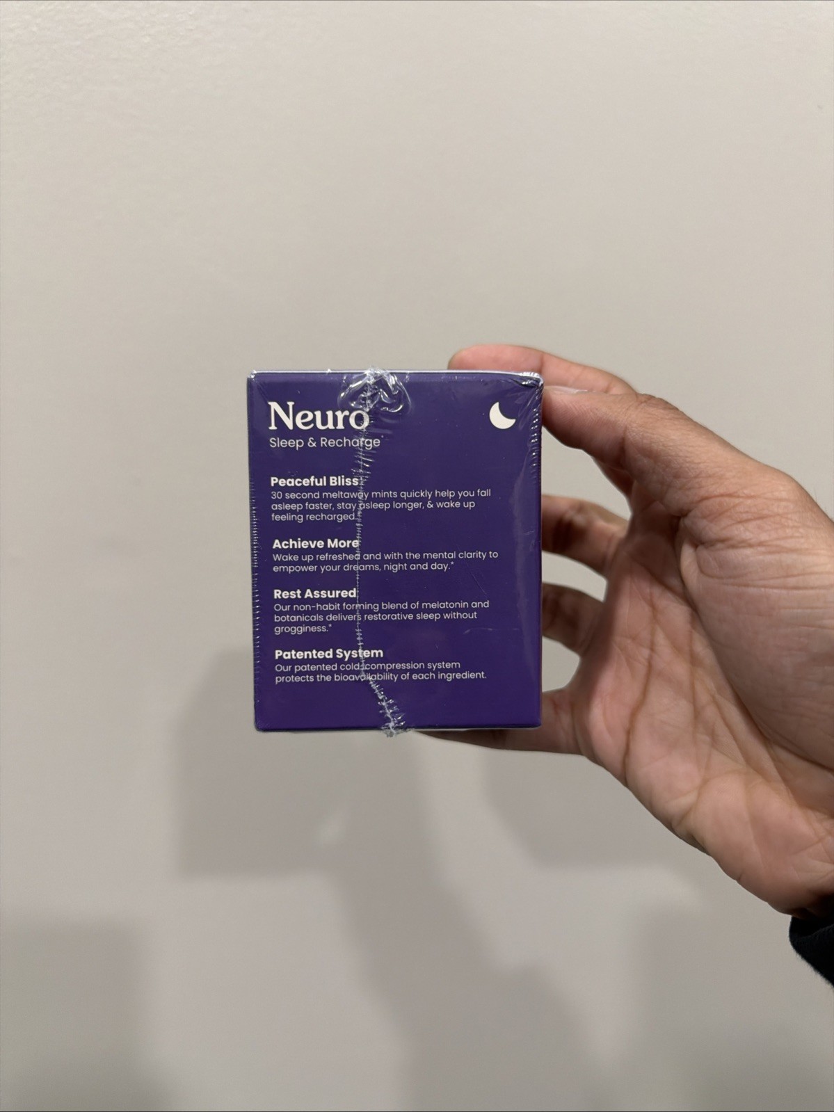 Neuro Sleep & Recharge Melatonin Night Berry 12 Meltaway Mints Gluten-Free Vegan