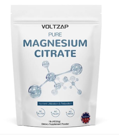 Voltzap Pure Magnesium Citrate 1 lb