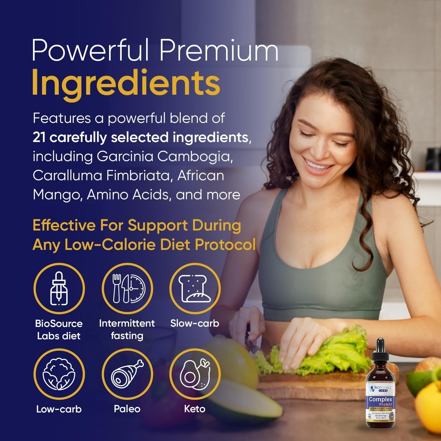 Complex ProMAX Premium Diet Drops (1 x 2 oz Bottle) 2 Fl Oz (Pack of 1)