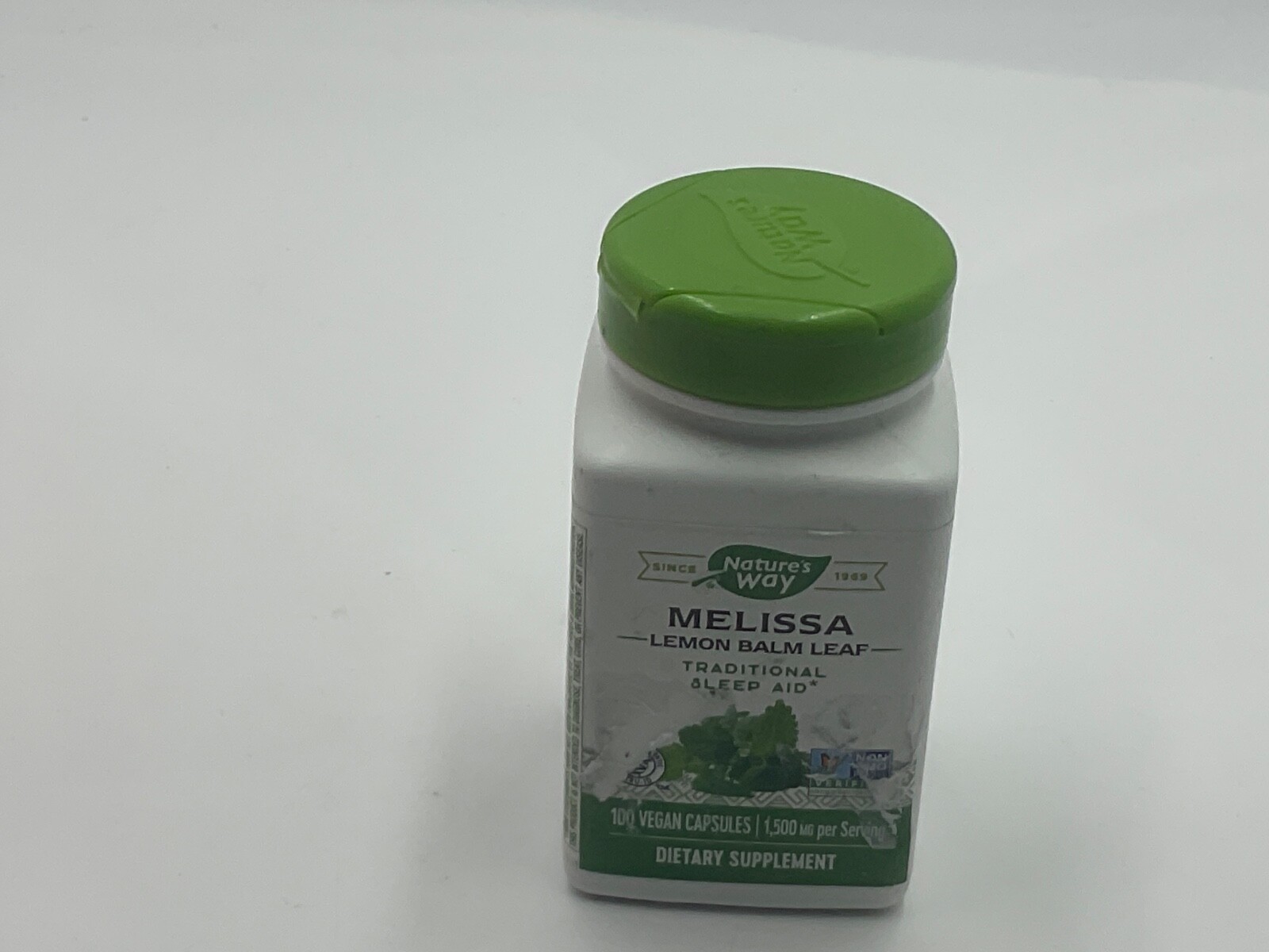 Melissa Lemon Balm Leaf Sleep Aid , 1,500 Mg per Ser Exp 01/29