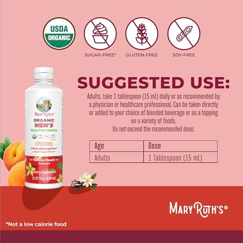 MaryRuth’s Liposomal Multivitamin for Men | Liquid