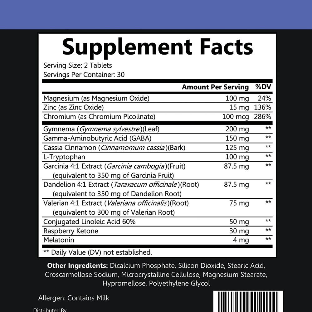 Weight Loss and Sleep Aid Garcinia Cambogia PM Sleep Burn Fat and Rest Aid 2PK