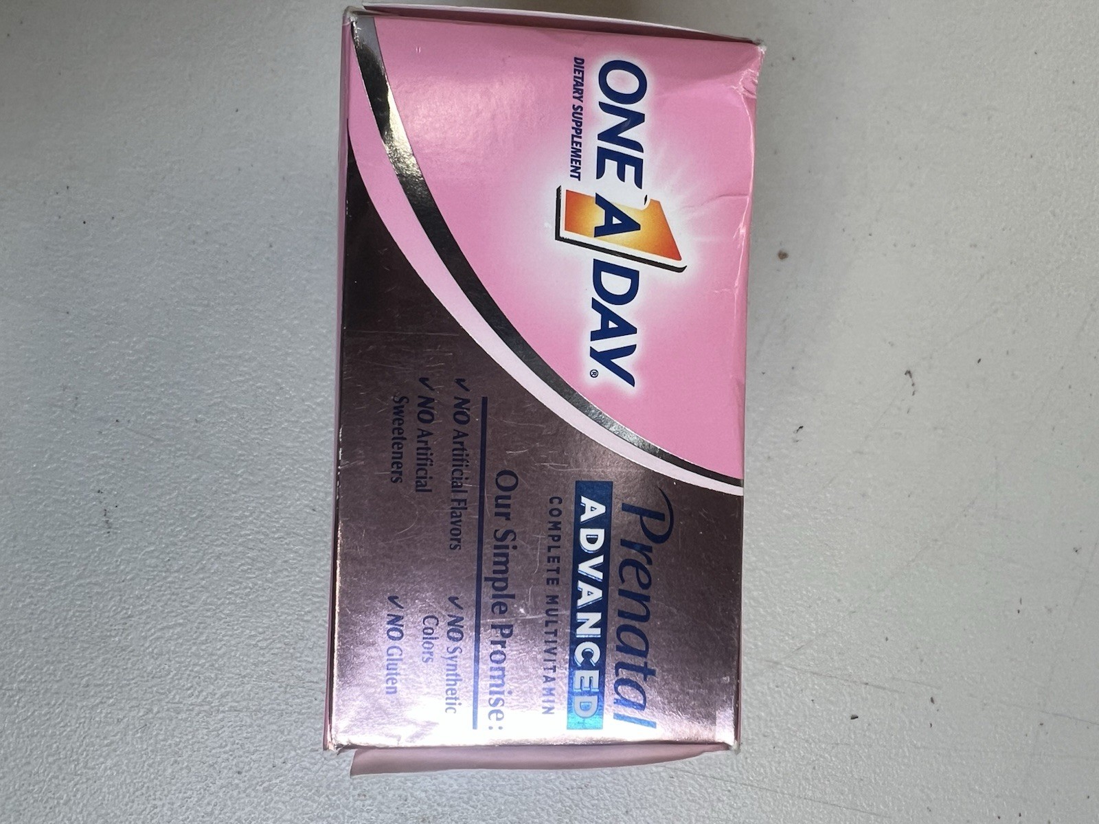 One A Day Prenatal Advanced Multivitamin Folic Acid DHA Chol 120 Pills Exp 11/26