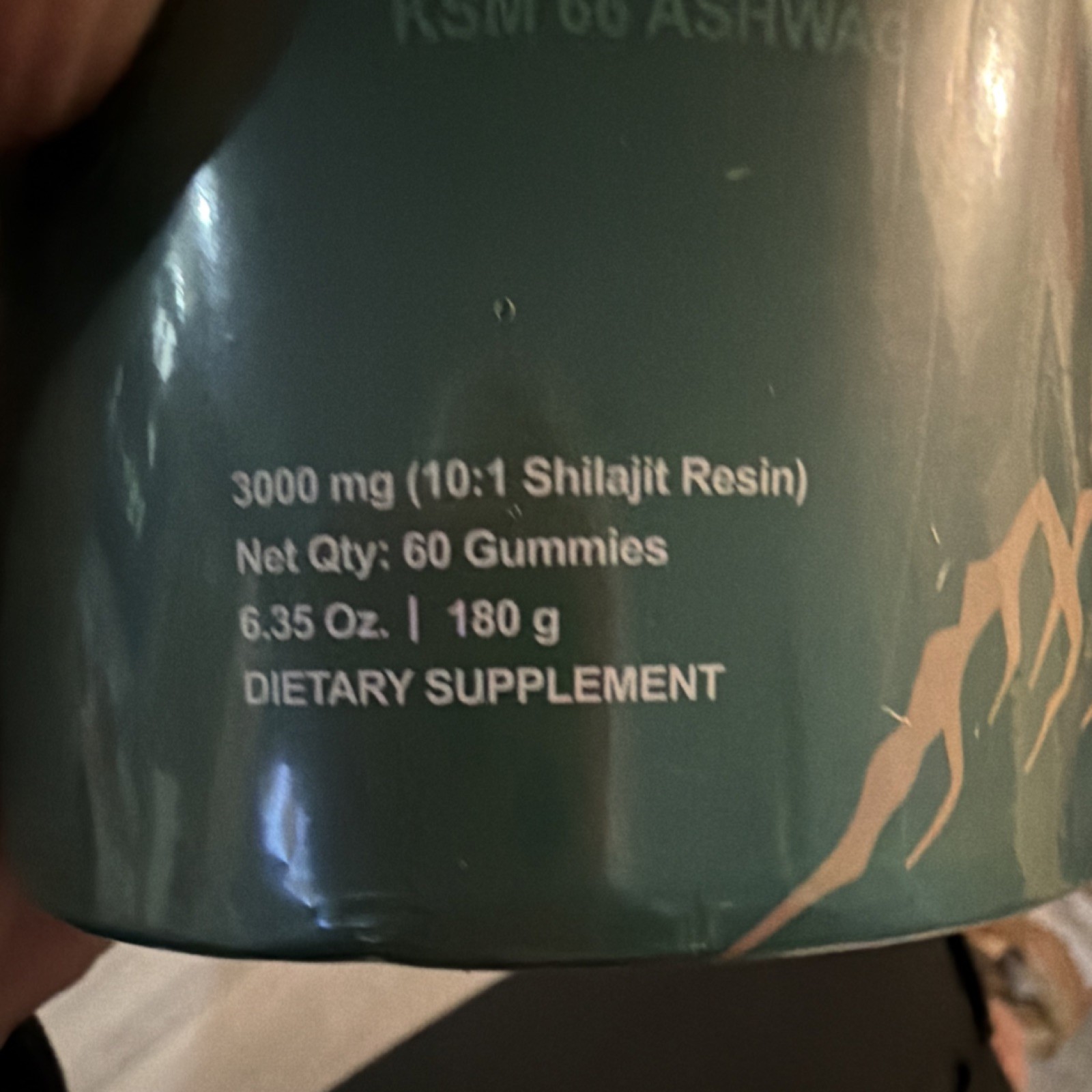 Pure Himalayan Shilajit 3000mg Tamarind Vegan Ashwagandha 60 Gummies Exp 01/2027