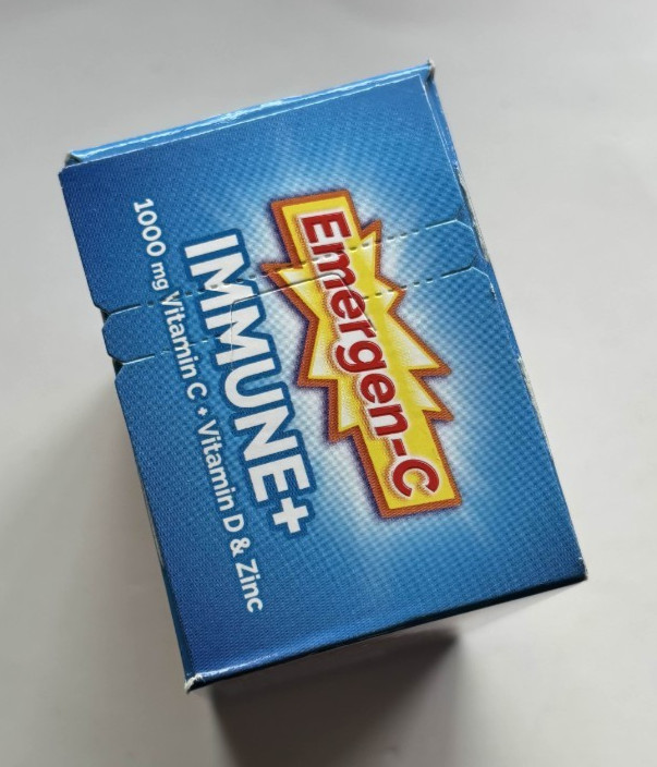 Emergen C Immune Plus Fizzy Drink Mix 10 Single Serve Packets Super Orange