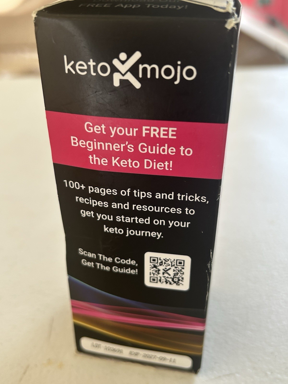 Keto Mojo Ketone Urine Test Strips 150 Count Ex: 9/11/2027