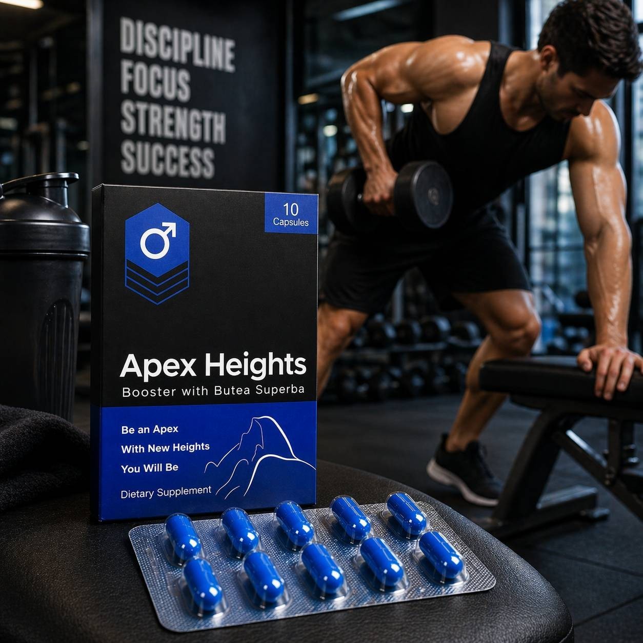 Apex Heights, Male Enhancement Supplement (20 Pills)