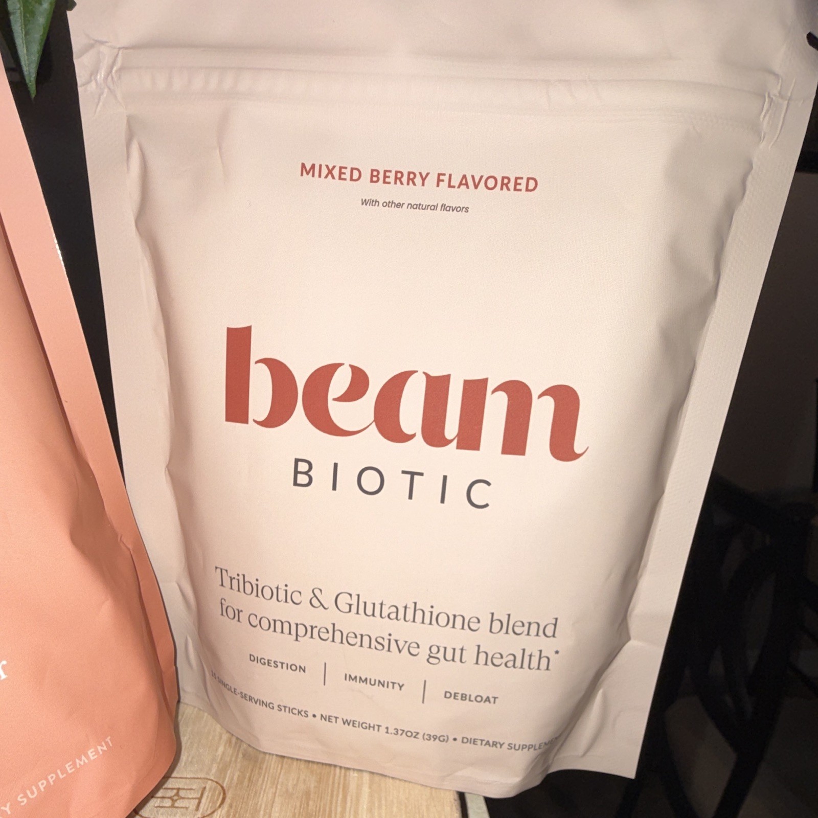 beam Glow Women’s Superpowder Strawberry Kiwi + Biotic Glutathione Powder BUNDLE