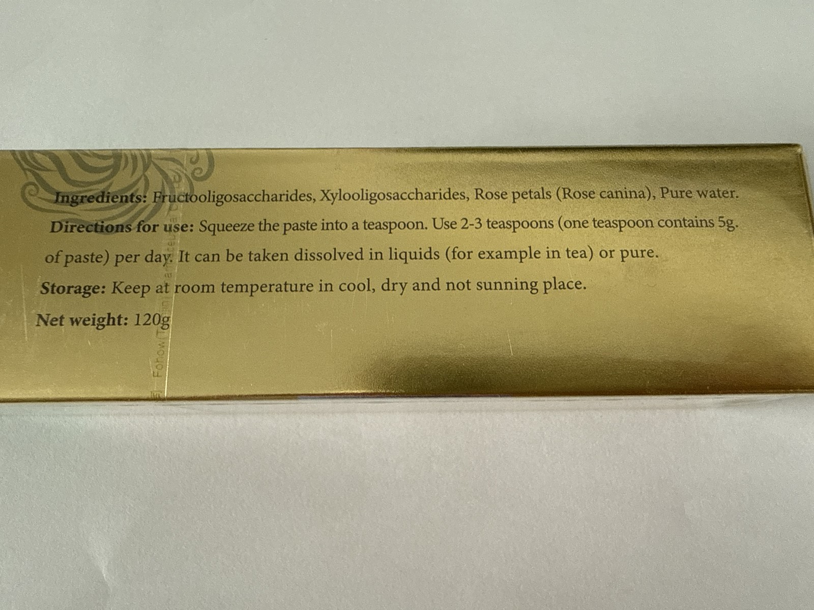 Foherb Meigui Rose Paste Prebiotic Extract Oligosaccharide 15 Sachets China