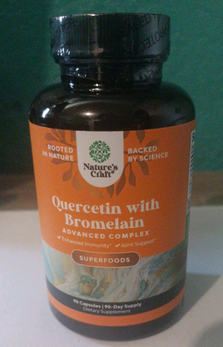 Pure Quercetin with Bromelain Supplement for Immune Aid – High Potent 90ct