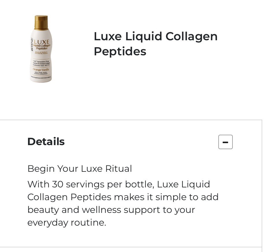 Luxe Liquid Collagen Peptides BUNDLE & SAVE.. THE BEST OF BEST 2 MONTHS WORTH!