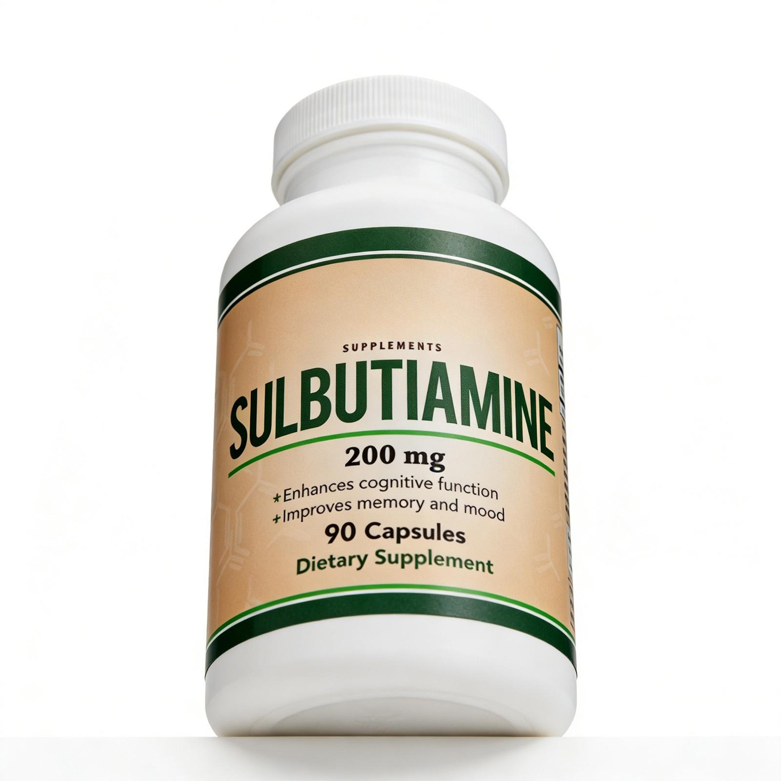 2 X Sulbutiamine, 90 X 200mg Capsules – Memory, Mood, Cognitive Nootropic Supple
