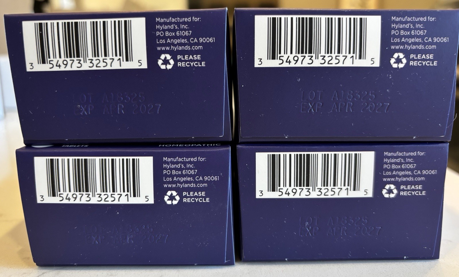 Hyland’s Calms Forte Sleep & Stress Support (4) 50 Ct Each Exp. 04/27 Sealed