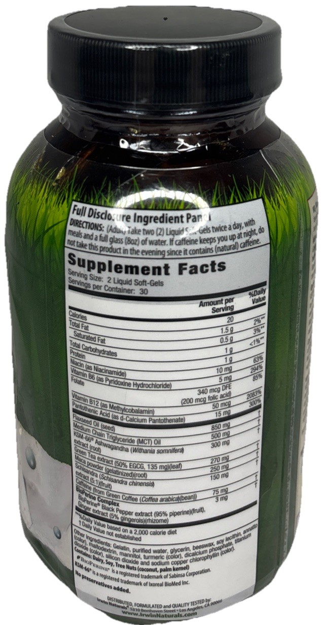 Irwin Naturals—VO2 Max Performance Fat Burner—60 Soft Gels—See Below—24 HR SHIP—