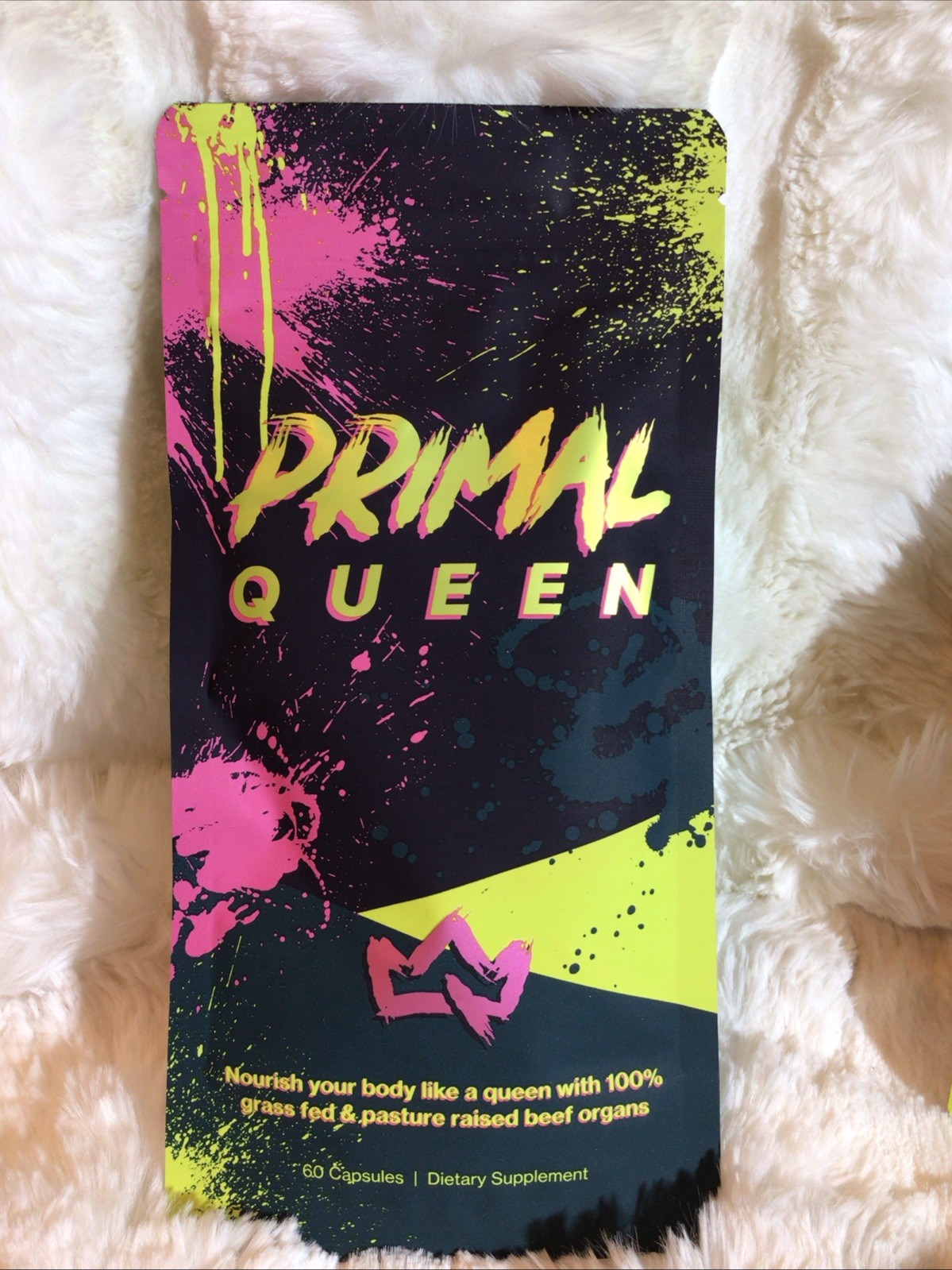 New Primal Queen Unopened Suppliments Beed Organs 2 Bags Jar