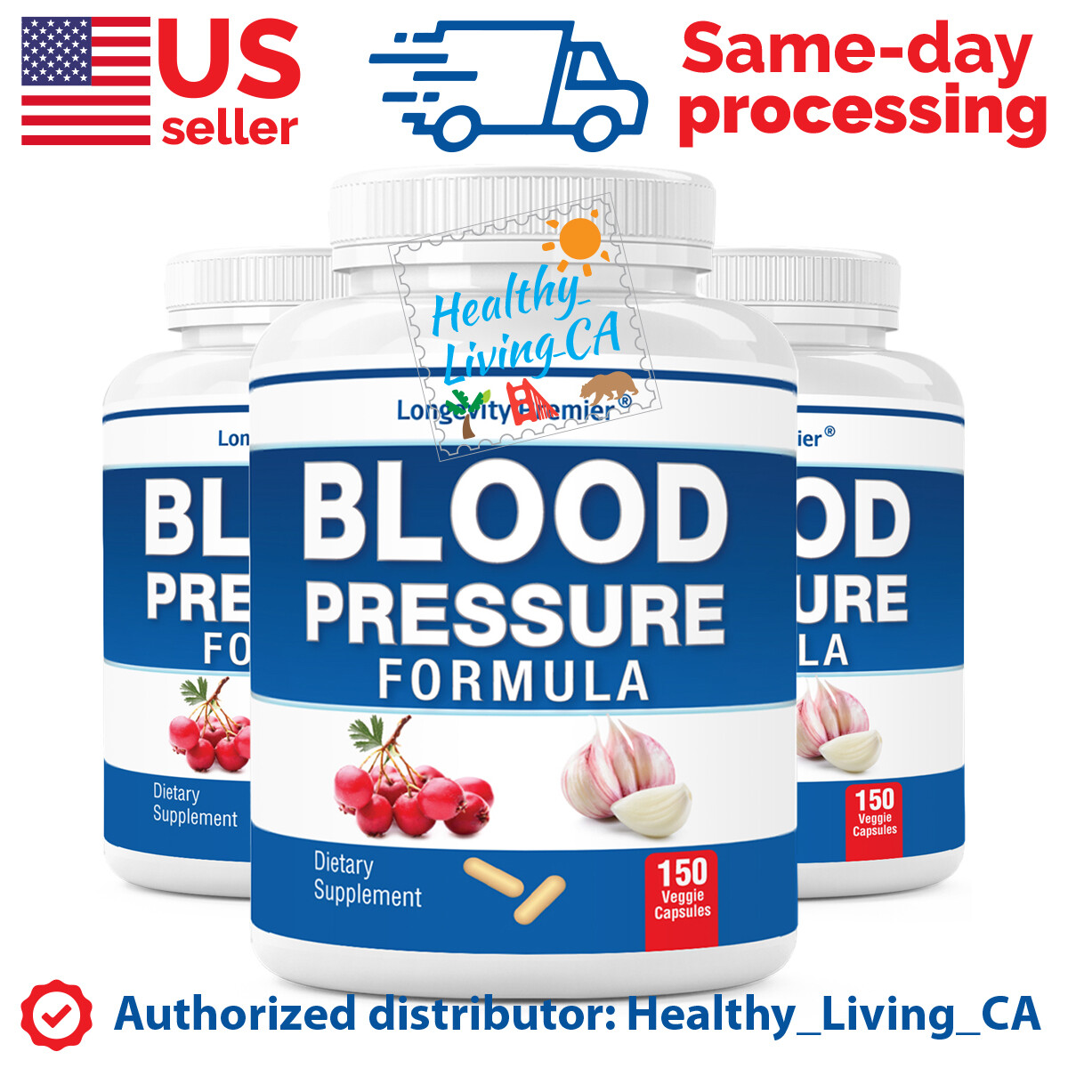 [Value bundle] Longevity Blood Pressure Formula 150 Capsules 3 bottles