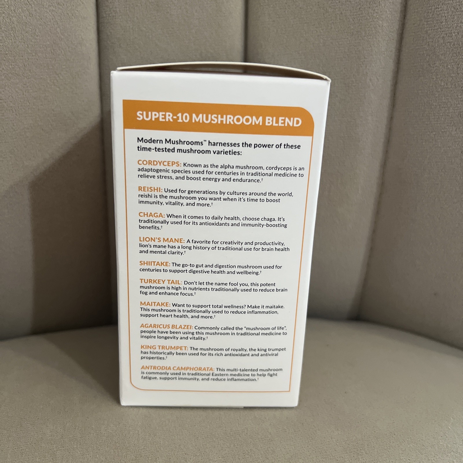 Force Factor Modern Mushrooms 10-Mushroom Superfood Blend 90 Veggie Caps