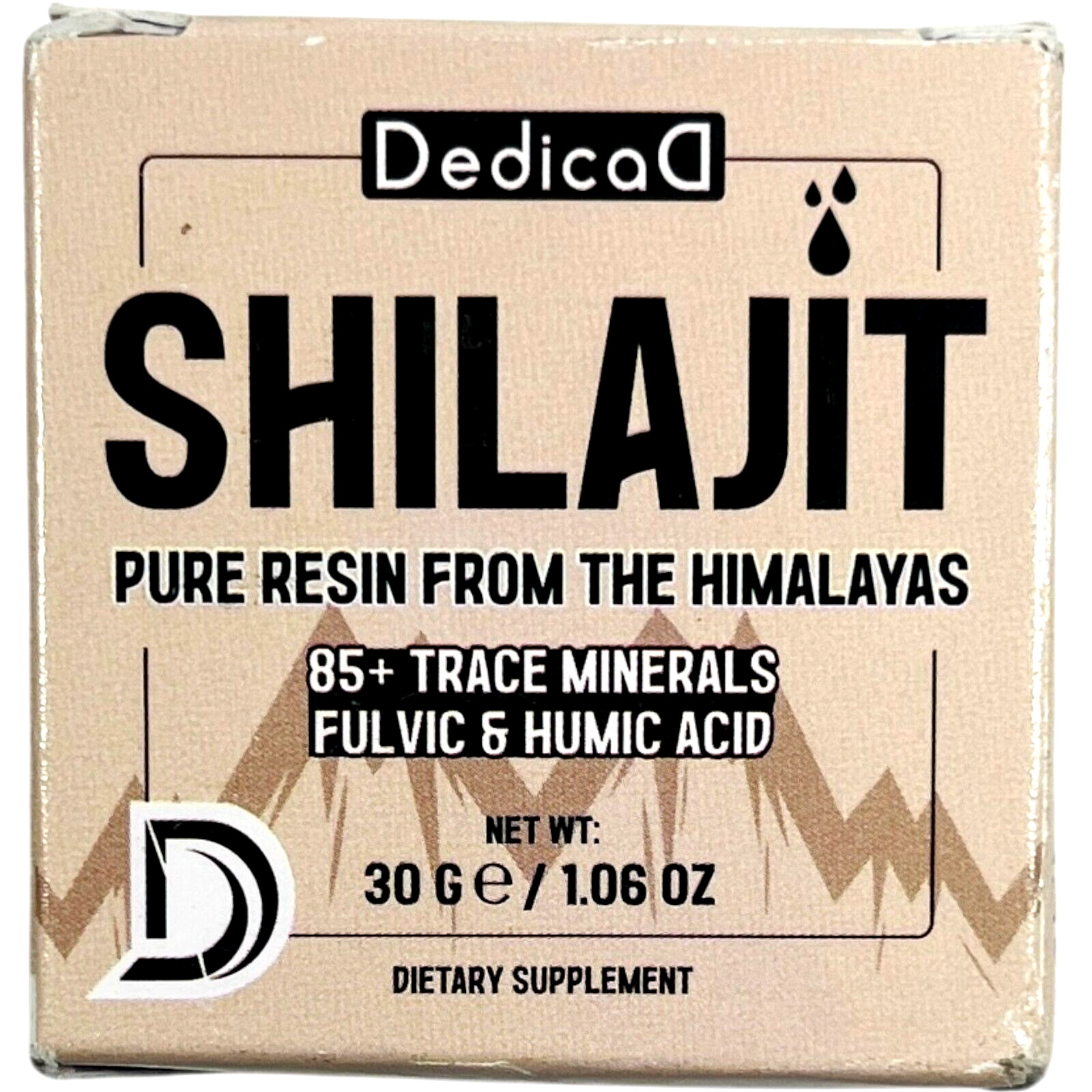 Dedicad Shilajit 30 G Resin from The Himalayas 1.06 Oz Jar – EX 09/26
