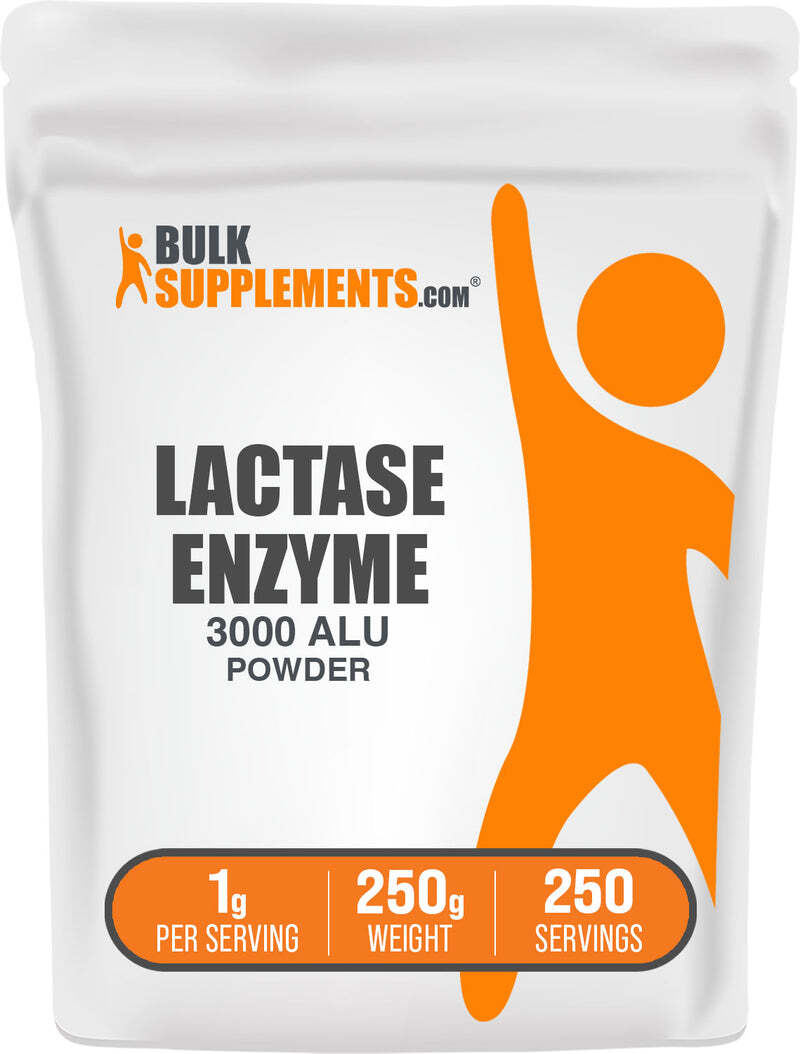 BulkSupplements Lactase Enzyme (3000 ALU) Powder – 1 g Per Serving