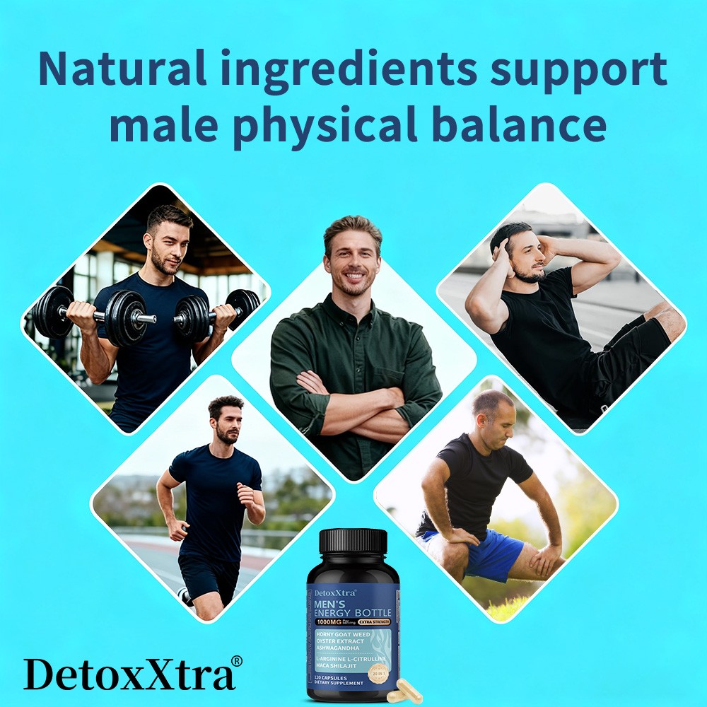 Men’S Energy Bottle Capsule Improve Physical Vitality Energy Levels 30-120 Pills