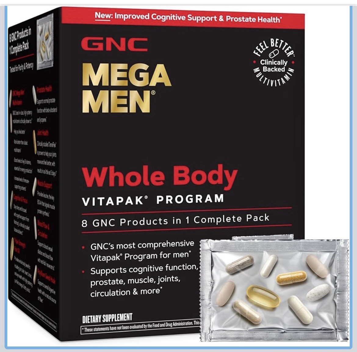 GNC Mega Men Whole Body Vitapak