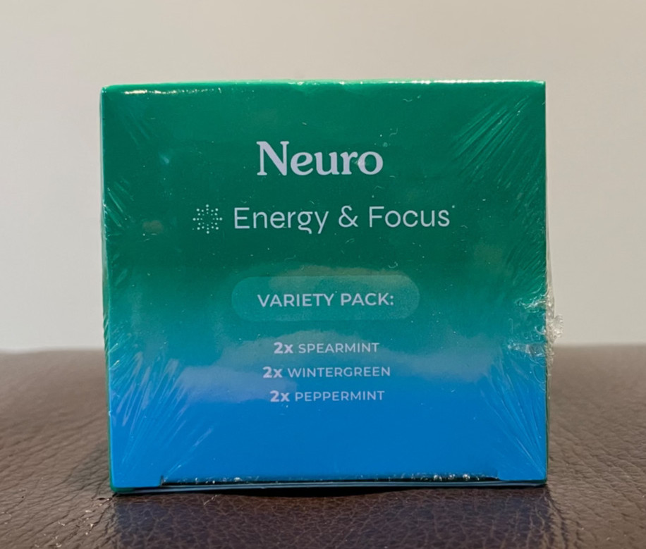 Neuro Energy & Focus Gum, Variety Pack (3 Flavors), 6 Pack (54 Pieces)
