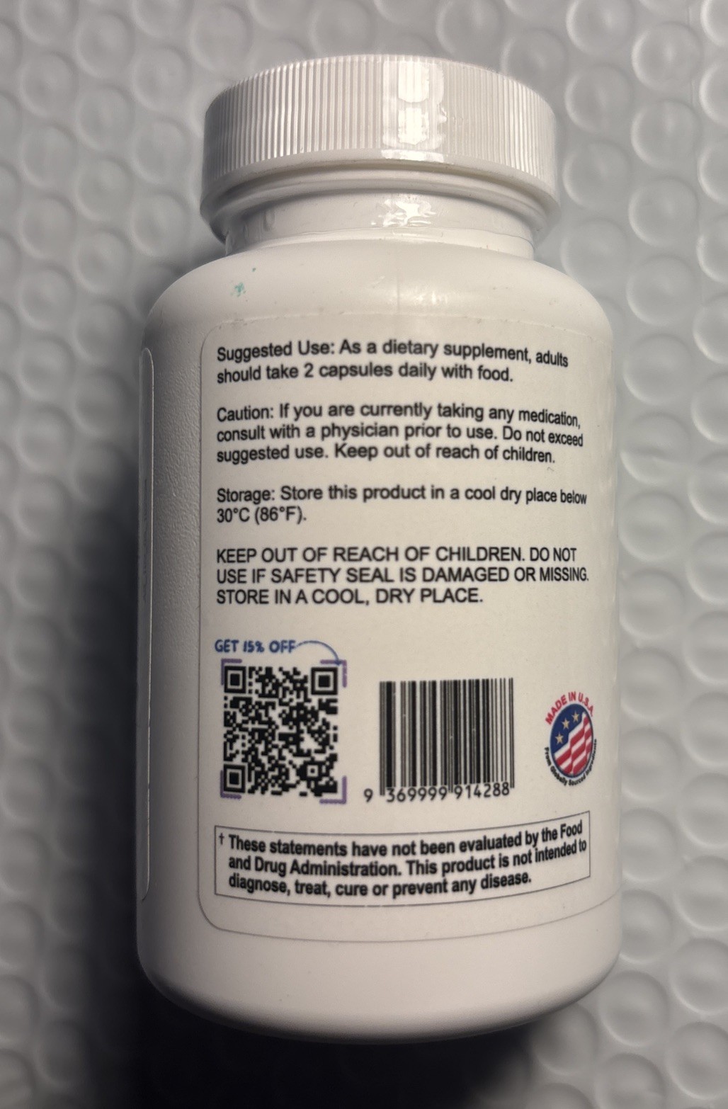 Nourished Natural Health Androgen Blocker Plus, 60 Capsules Exp 10/2026