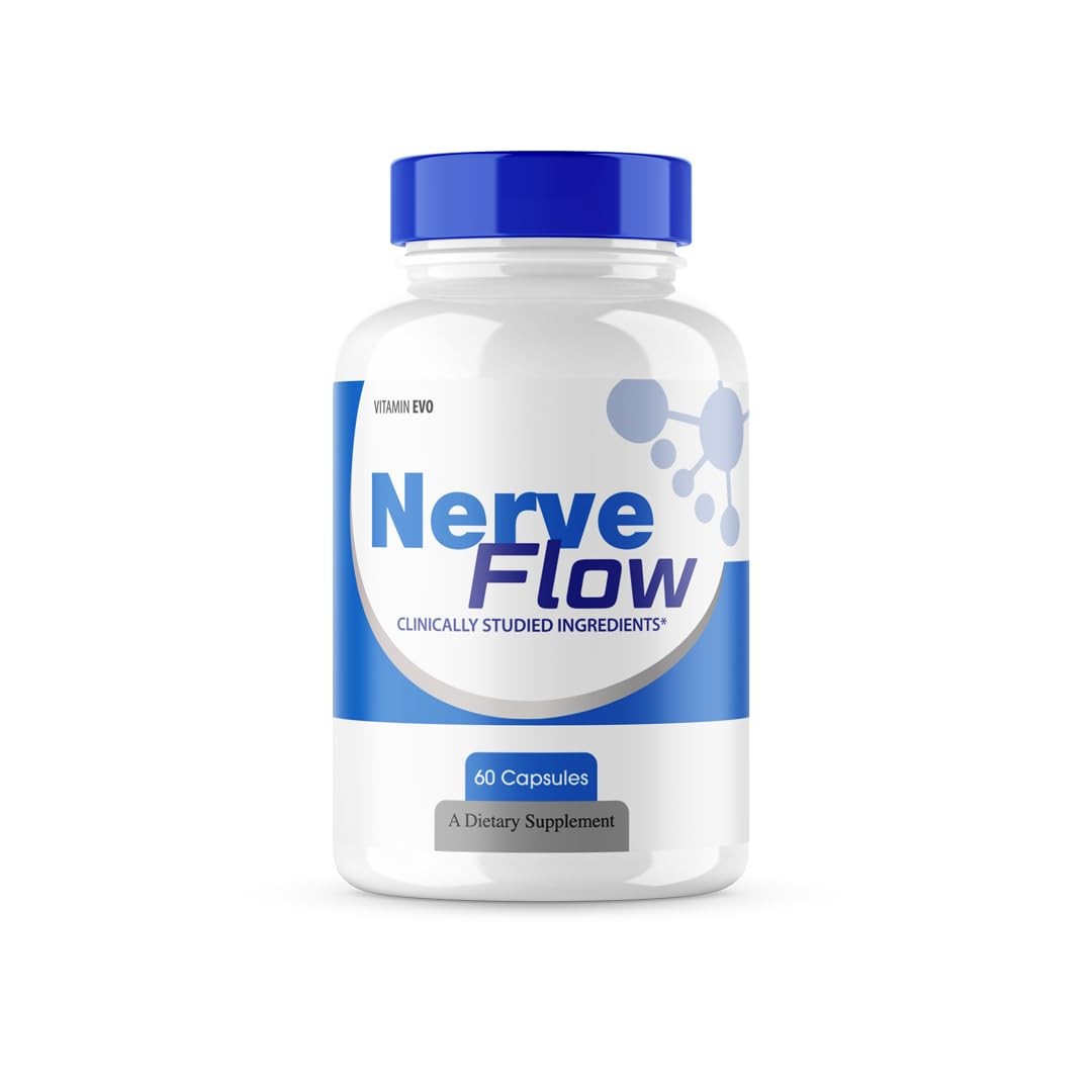 Nerve Flow Capsules, Official NerveFlow Support Supplement Pills, Nerve Flow All