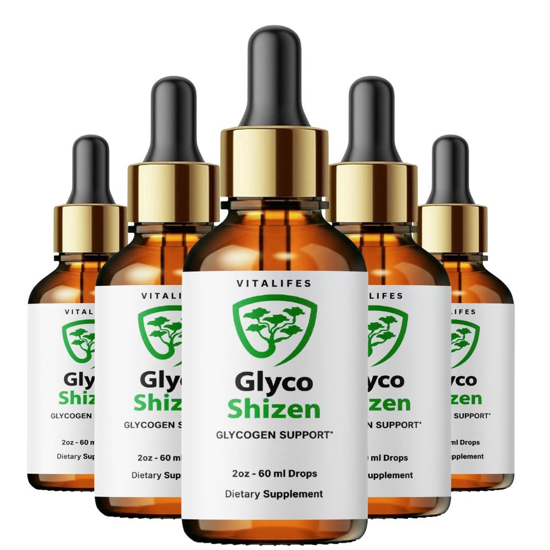 (5 pack) Glyco Shizen Glycogen Support Drop Advanced Formula Vitamin Supplement