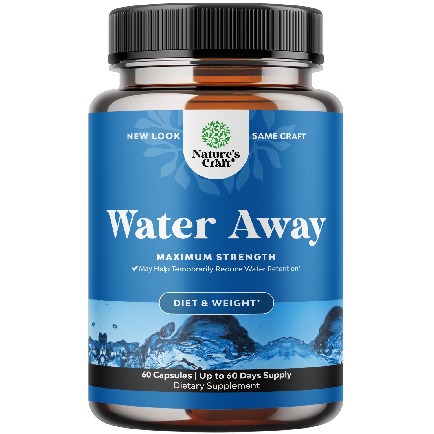 Water Away Pills Maximum Strength – Herbal Diuretic Pills for Water Retention