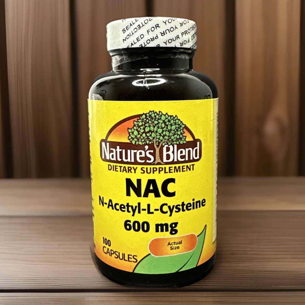 Nature’s Blend NAC (N-Acetyl-L-Cysteine) 600 mg 100 Capsules-Exp 02/26 *LOT OF 3