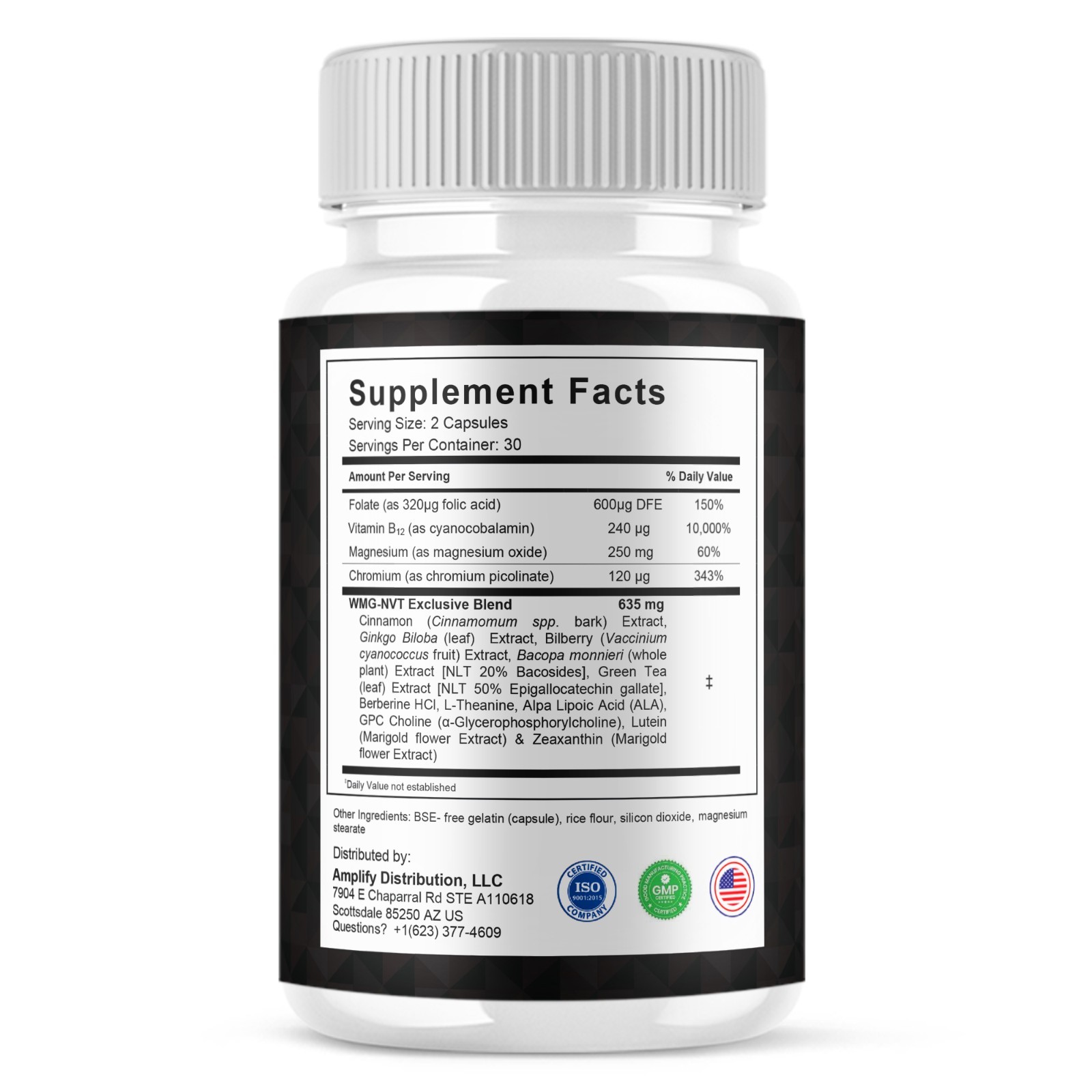 (3 Pack) Mahgryn Premium Weight Management Supplement, Mahgrin (180 Capsules)